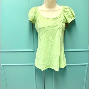 🆕vintage MAX STUDIO pretty cap-sleeved top